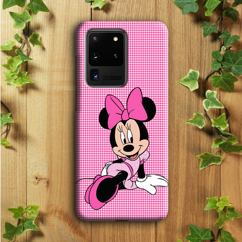 Minnie Mouse Pink Motive Samsung Galaxy S20 Ultra Case