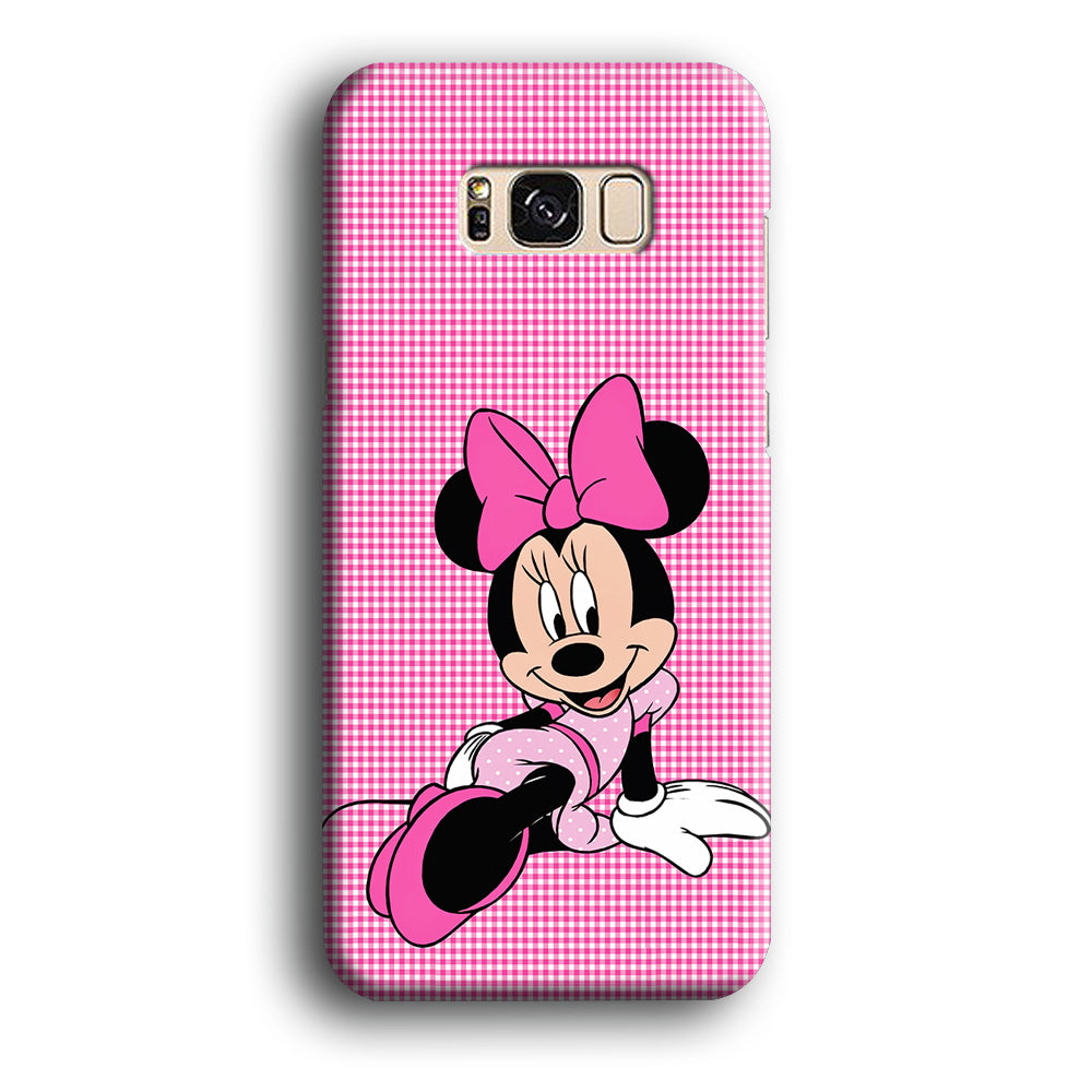 Minnie Mouse Pink Motive Samsung Galaxy S8 Plus Case