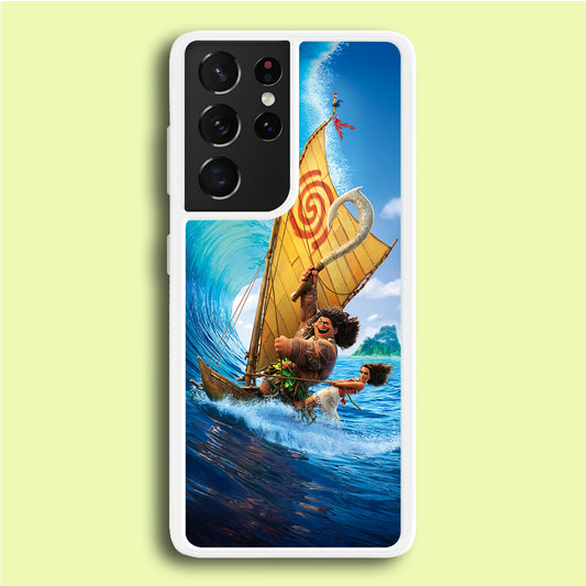 Moana Sailing on The Sea Samsung Galaxy S21 Ultra Case