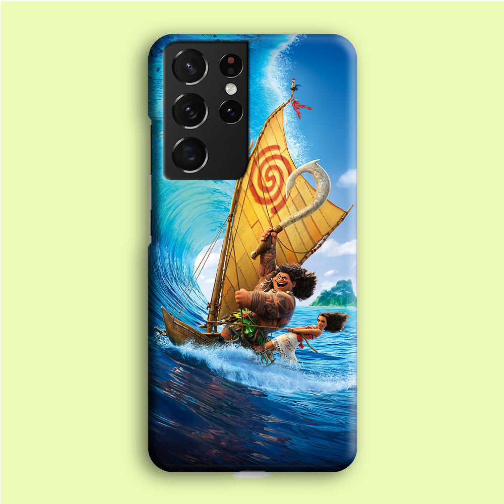 Moana Sailing on The Sea Samsung Galaxy S21 Ultra Case