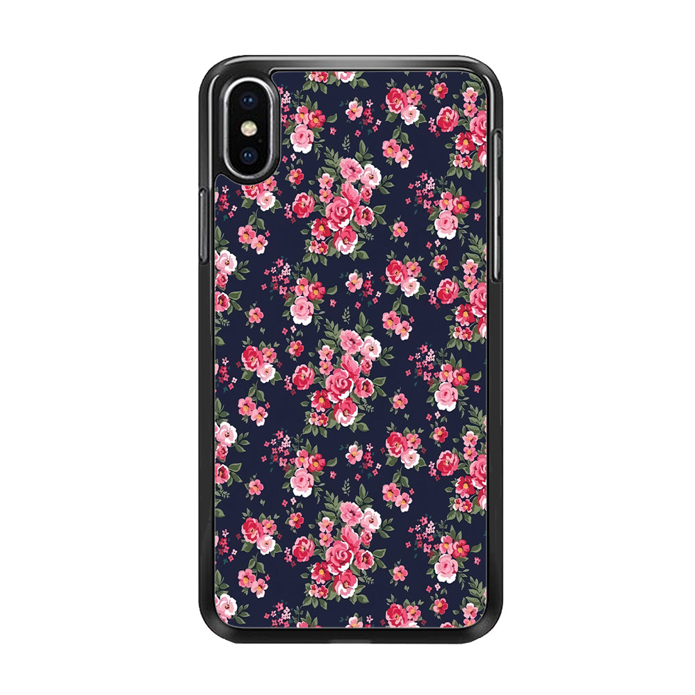 Motif Beautiful Flower 002 iPhone Xs Case