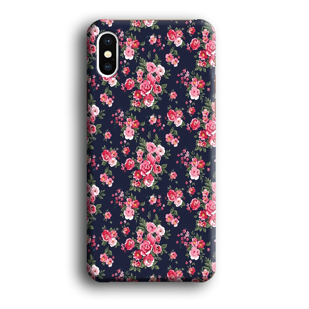 Motif Beautiful Flower 002 iPhone Xs Case