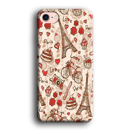 Motif Paris Love iPhone 7 Case