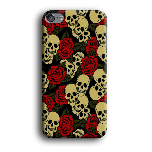 Motif Skull and Rose iPod Touch 6 Case