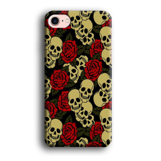 Motif Skull and Rose iPhone 7 Case