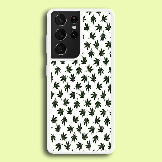 Motif Weed Samsung Galaxy S21 Ultra Case