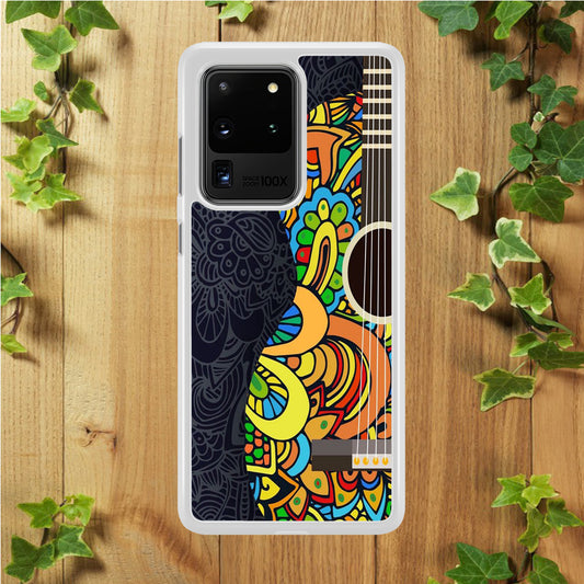 Music Guitar Art 001 Samsung Galaxy S20 Ultra Case