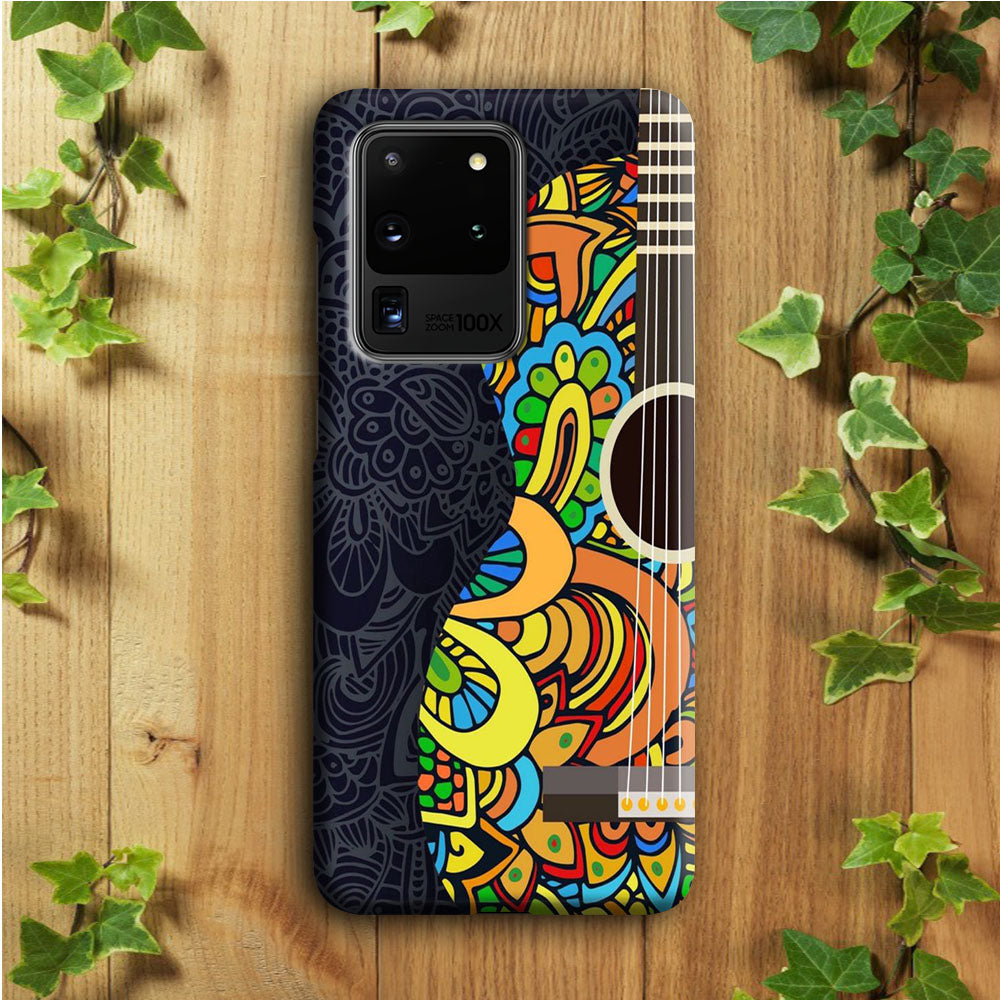 Music Guitar Art 001 Samsung Galaxy S20 Ultra Case