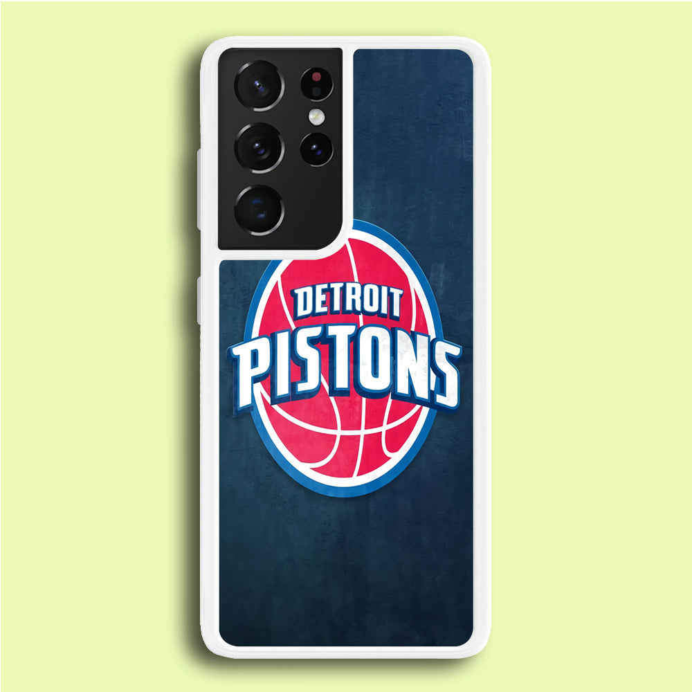 NBA Detroit Pistons Basketball 002 Samsung Galaxy S21 Ultra Case