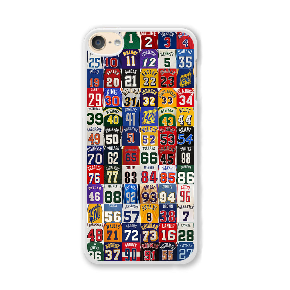 NBA Jersey Number Legends iPod Touch 6 Case