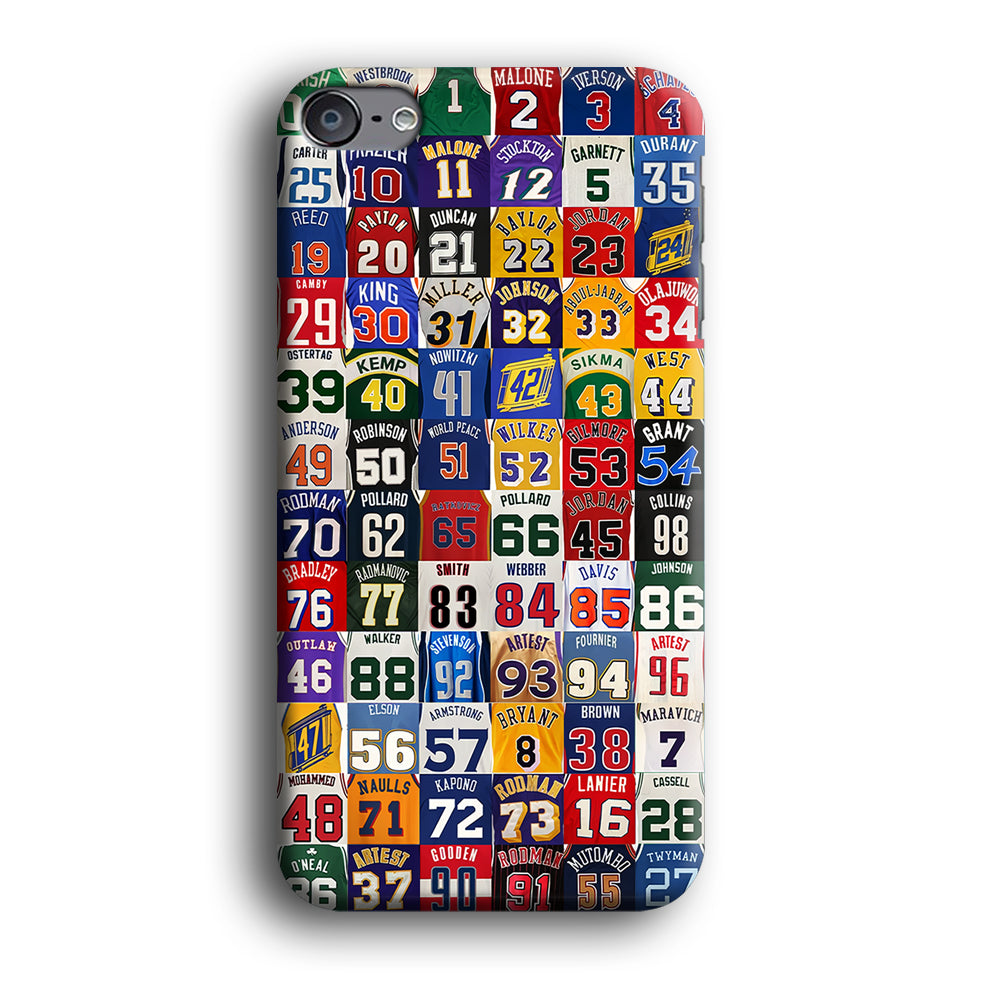 NBA Jersey Number Legends iPod Touch 6 Case