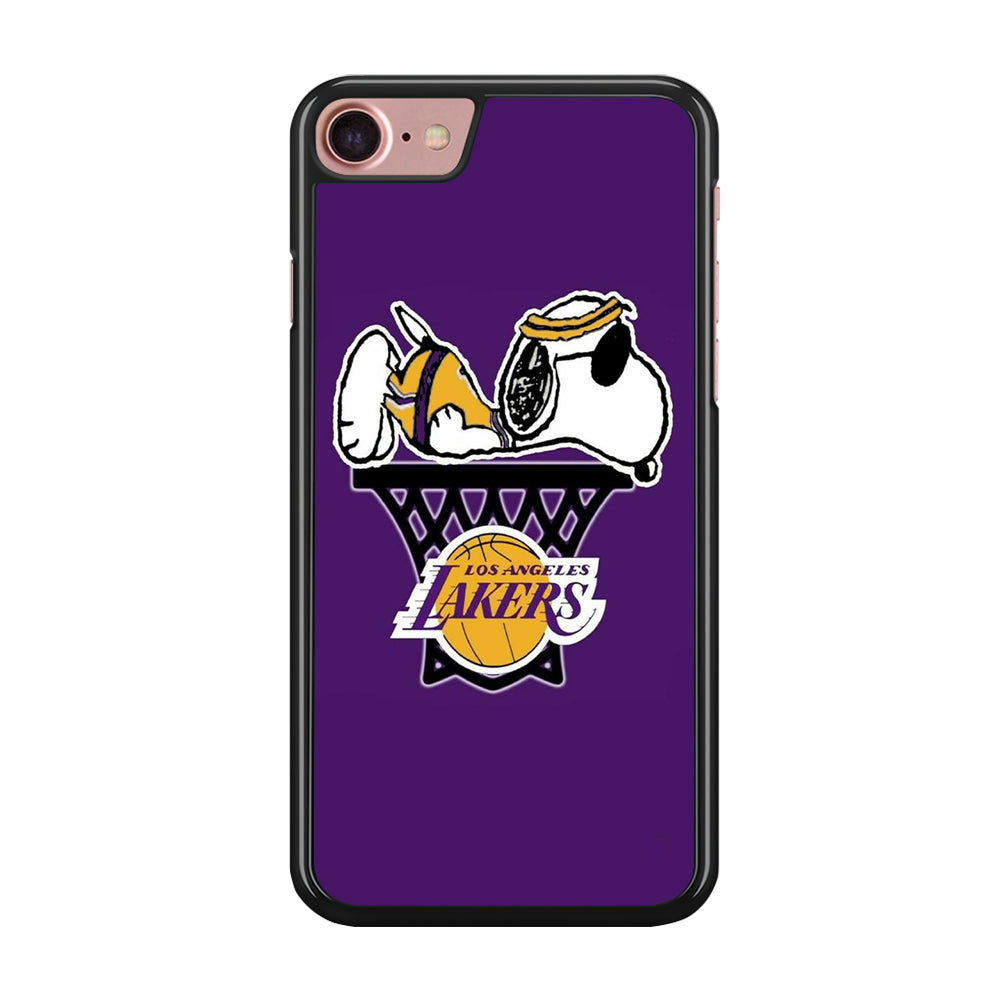 NBA Lakers Snoopy Basketball iPhone 8 Case