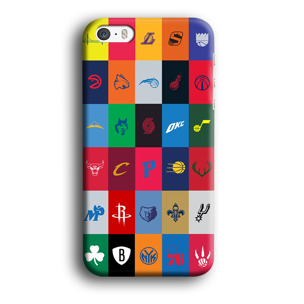 NBA Team Logos iPhone 5 | 5s Case