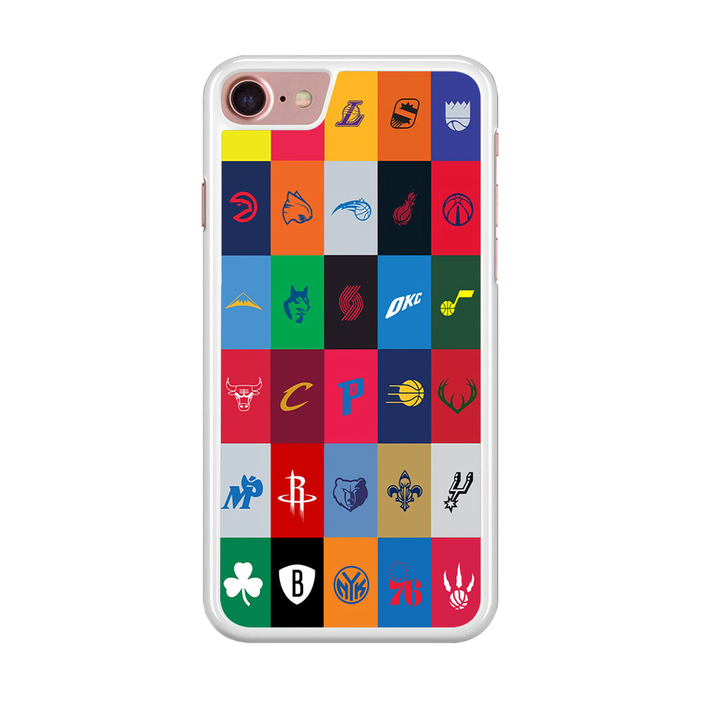 NBA Team Logos iPhone SE 2020 Case