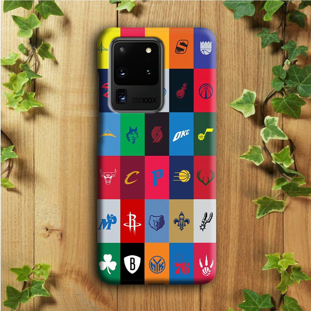 NBA Team Logos Samsung Galaxy S20 Ultra Case