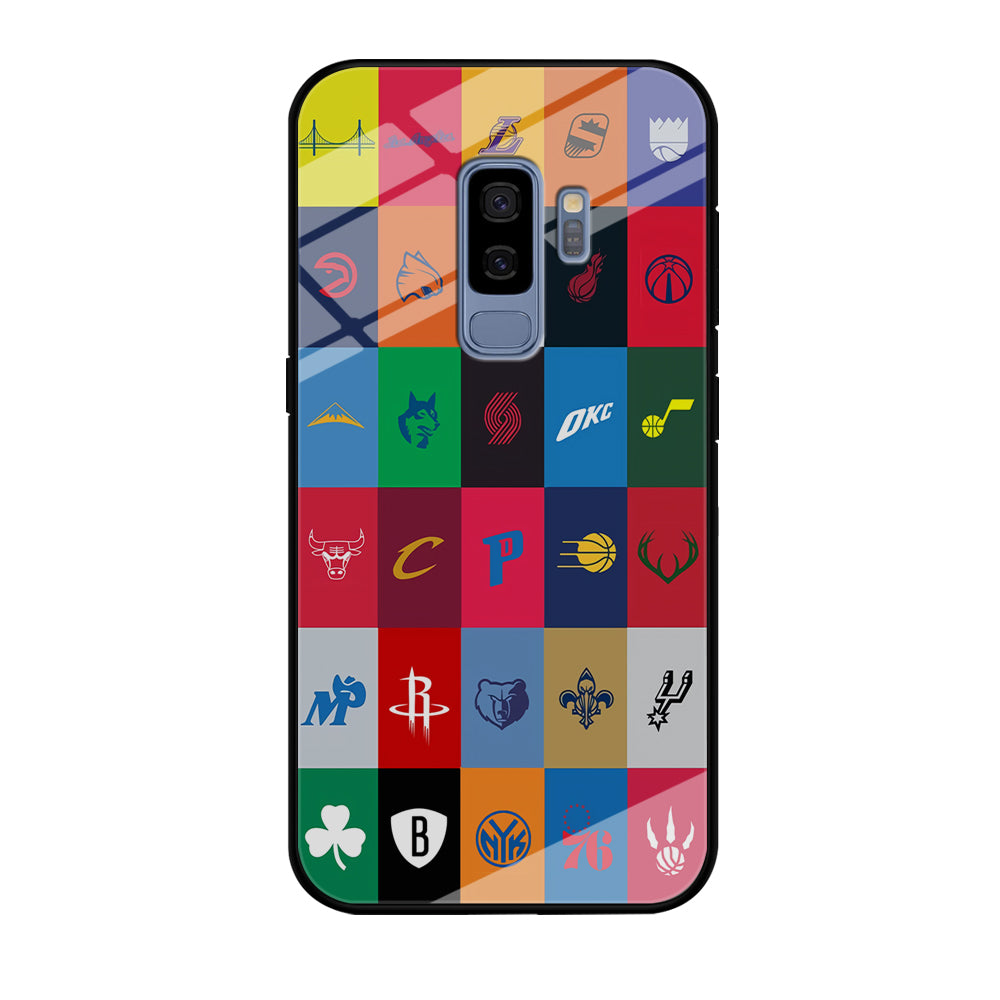 NBA Team Logos Samsung Galaxy S9 Plus Case