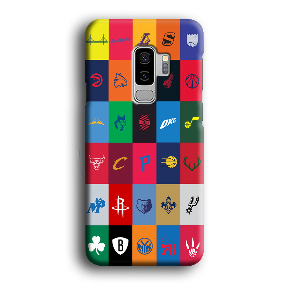 NBA Team Logos Samsung Galaxy S9 Plus Case