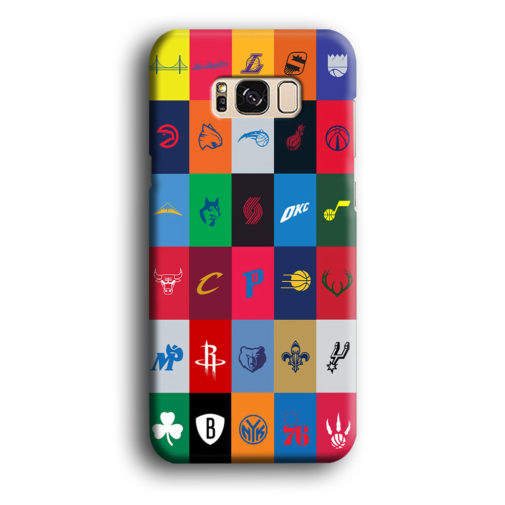 NBA Team Logos Samsung Galaxy S8 Case