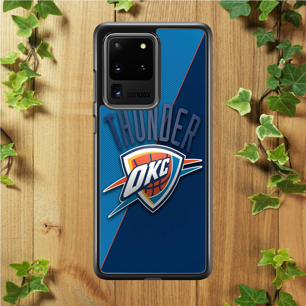 NBA Thunder Basketball 001 Samsung Galaxy S20 Ultra Case