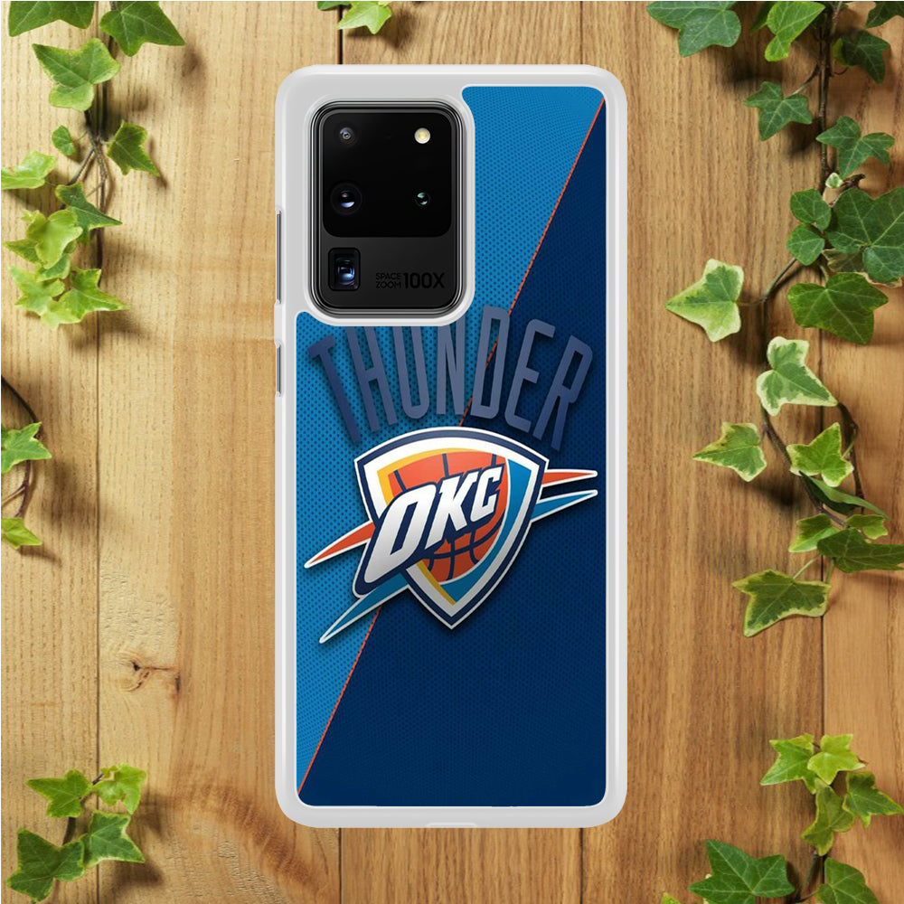 NBA Thunder Basketball 001 Samsung Galaxy S20 Ultra Case