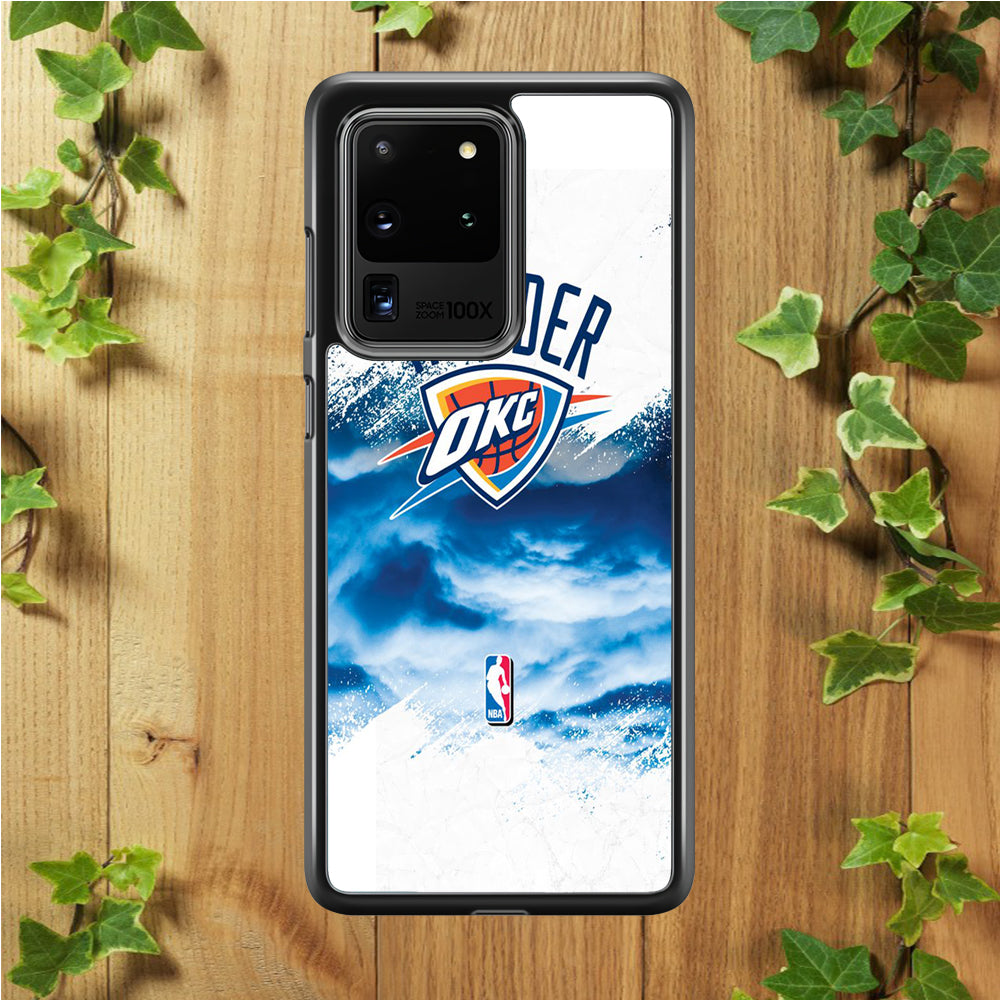 NBA Thunder Basketball 002 Samsung Galaxy S20 Ultra Case