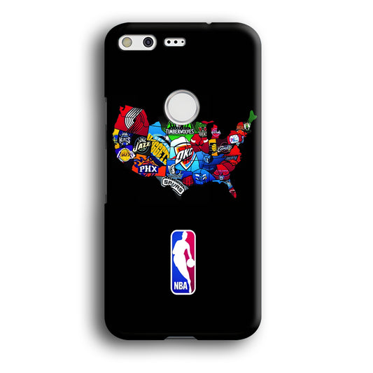 NBA Basketball Google Pixel XL 3D Case