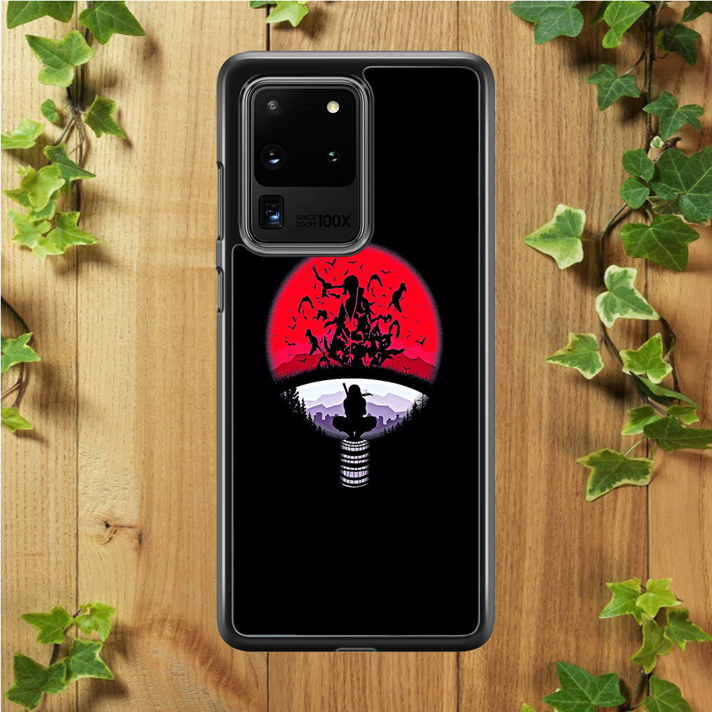 Naruto - Uchiha Itachi Symbol Samsung Galaxy S20 Ultra Case