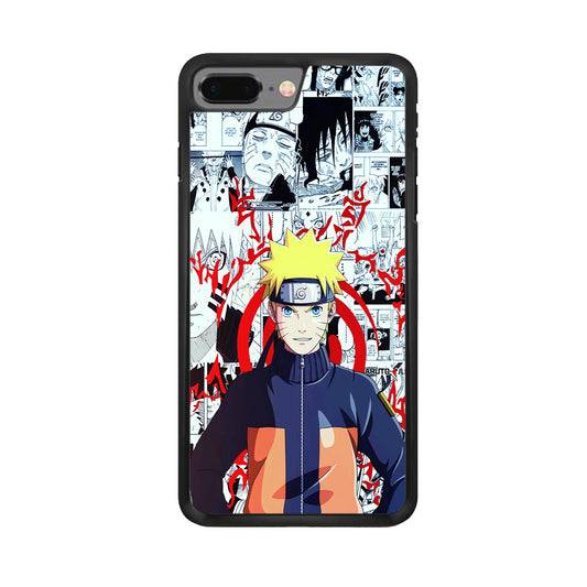 Naruto Comic Background iPhone 8 Plus Case