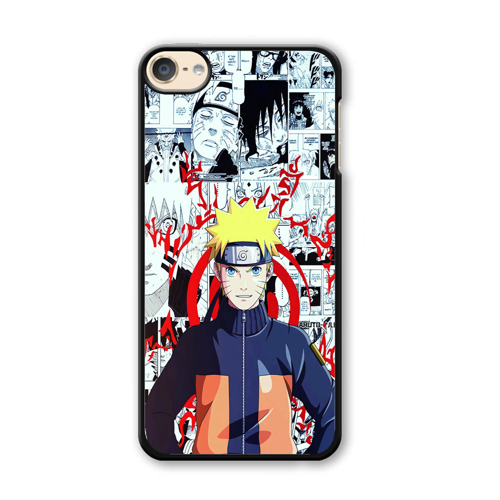 Naruto Comic Background iPod Touch 6 Case