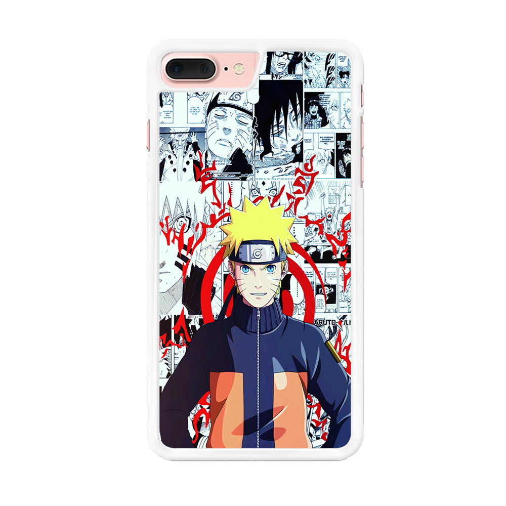 Naruto Comic Background iPhone 8 Plus Case