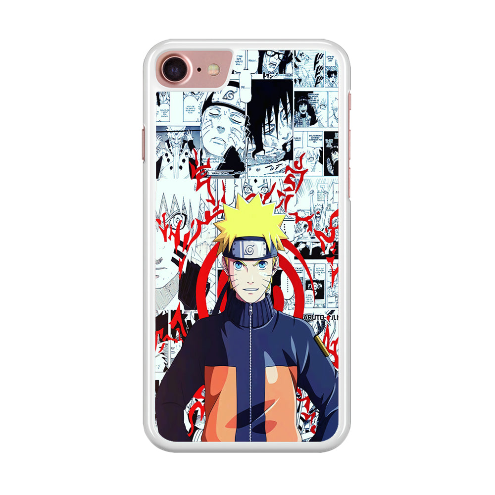 Naruto Comic Background iPhone SE 2020 Case