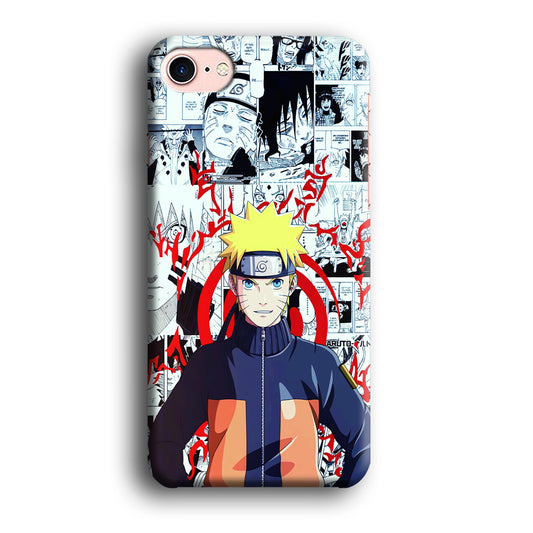 Naruto Comic Background iPhone 8 Case