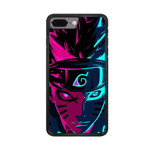 Naruto Purple Blue Art iPhone 8 Plus Case