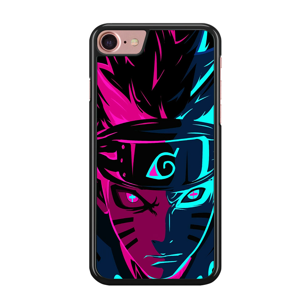 Naruto Purple Blue Art iPhone SE 2020 Case