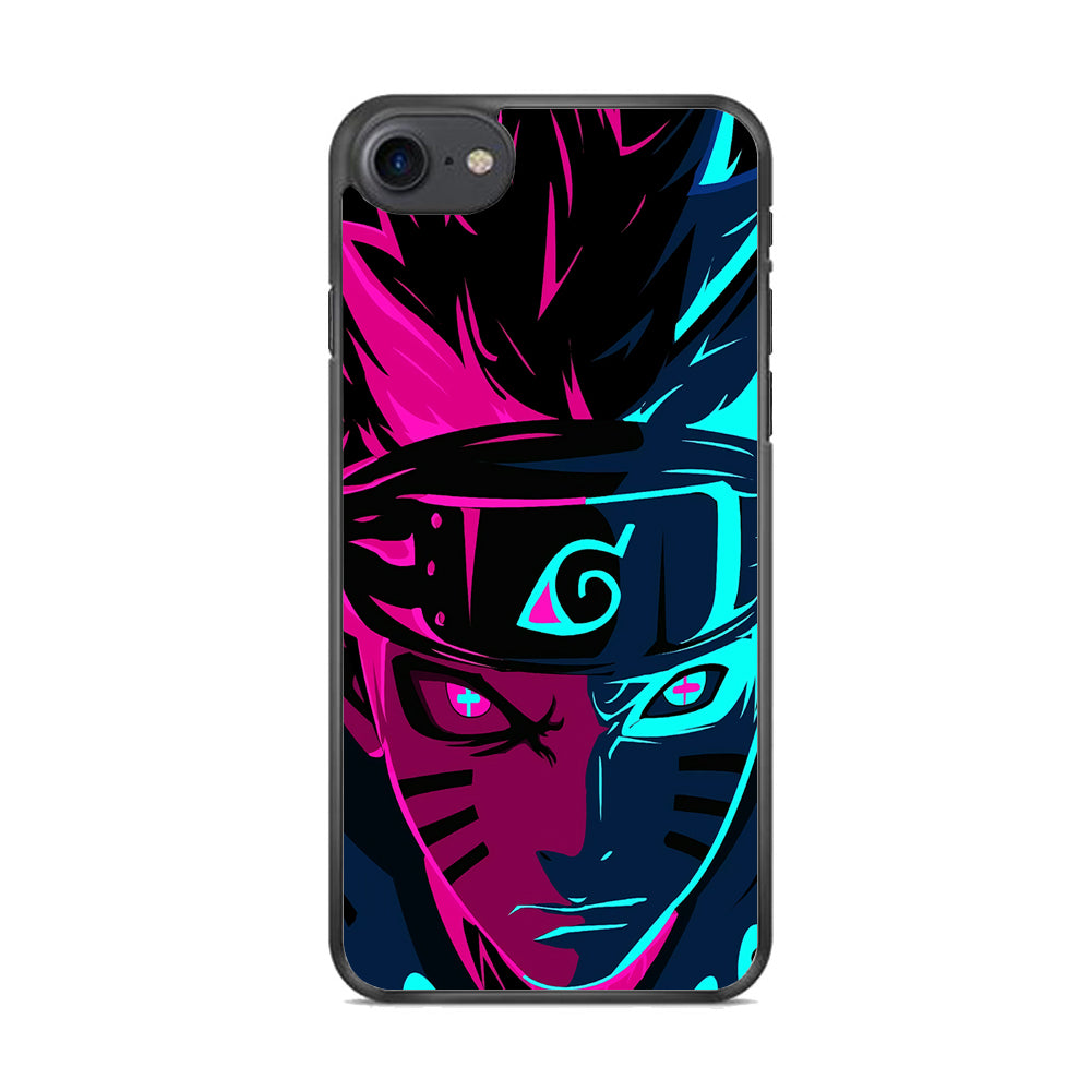 Naruto Purple Blue Art iPhone 8 Case