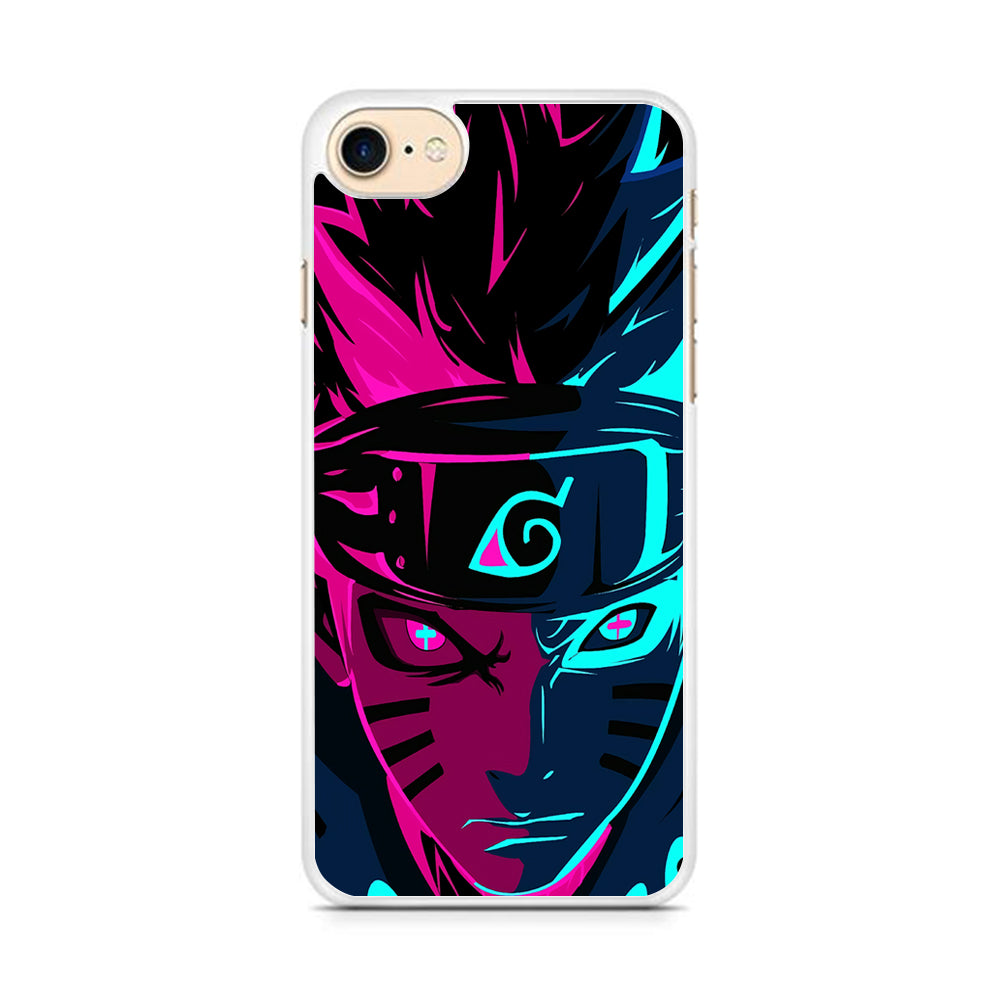 Naruto Purple Blue Art iPhone 8 Case