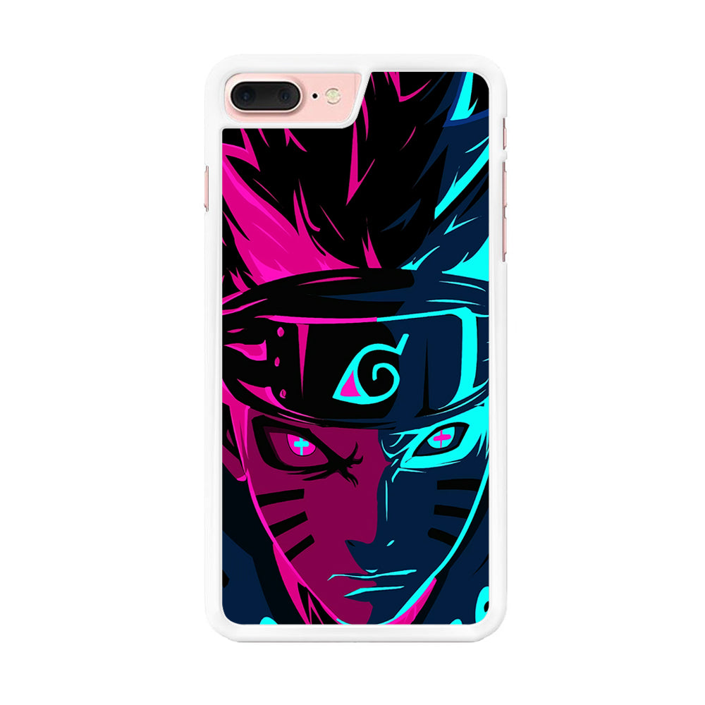 Naruto Purple Blue Art iPhone 8 Plus Case