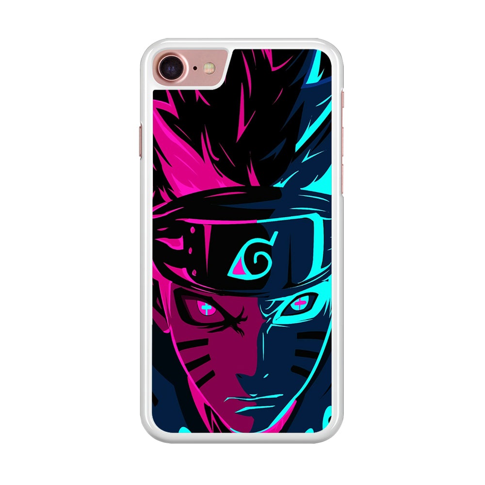 Naruto Purple Blue Art iPhone SE 2020 Case