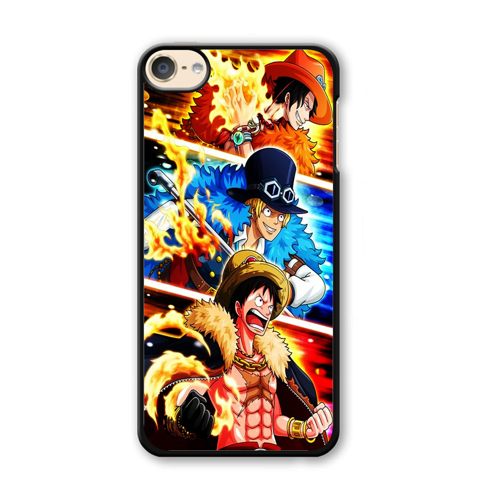 One Piece Ace Sabo Luffy iPod Touch 6 Case