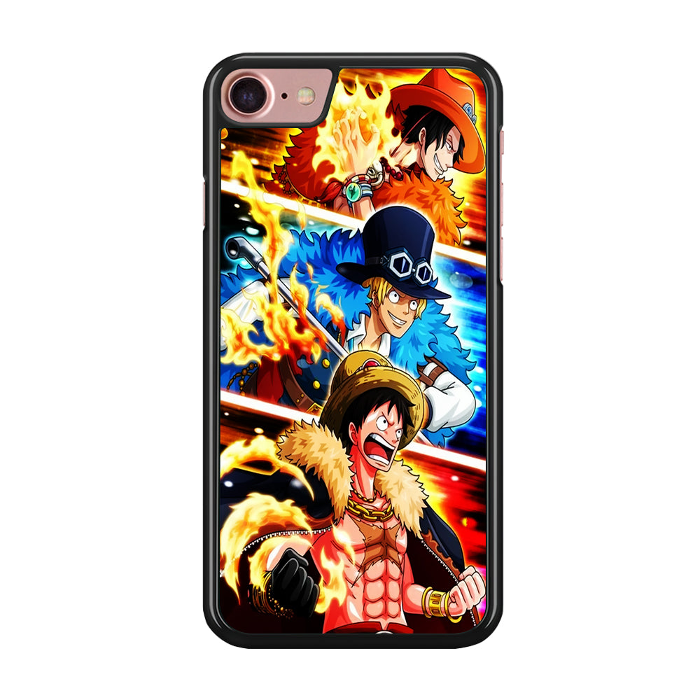 One Piece Ace Sabo Luffy iPhone SE 2020 Case