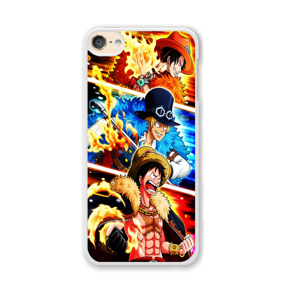 One Piece Ace Sabo Luffy iPod Touch 6 Case