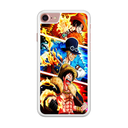 One Piece Ace Sabo Luffy iPhone SE 2020 Case