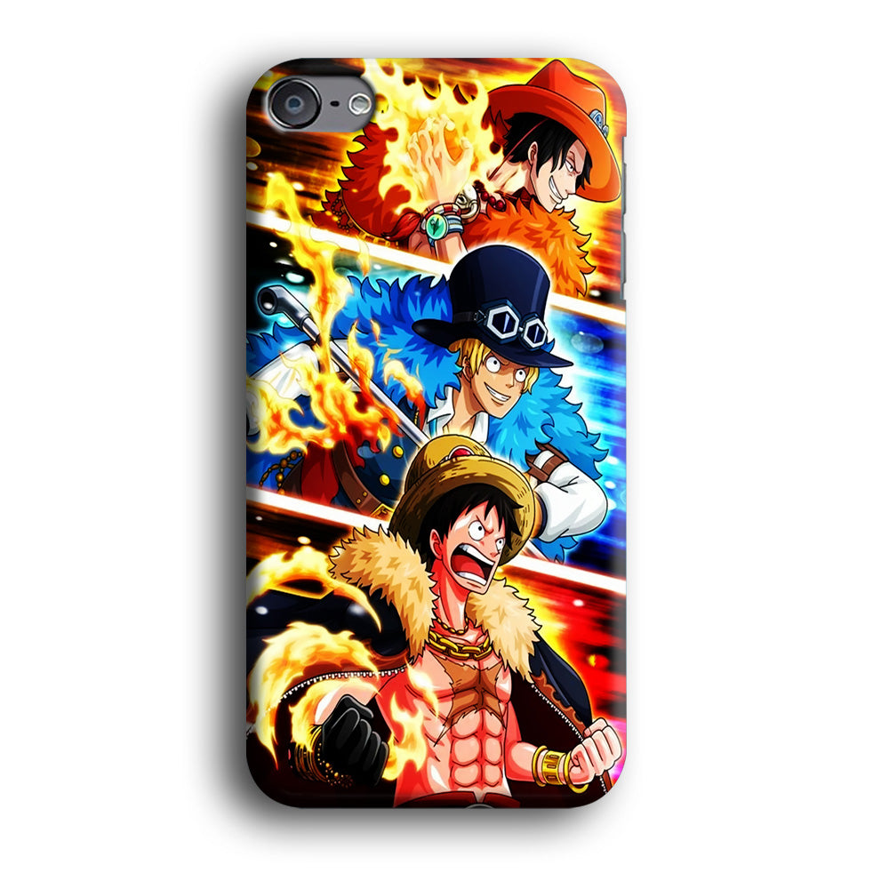 One Piece Ace Sabo Luffy iPod Touch 6 Case