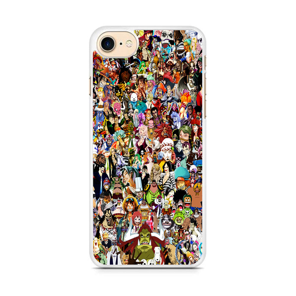 One Piece All Character iPhone 8 Case