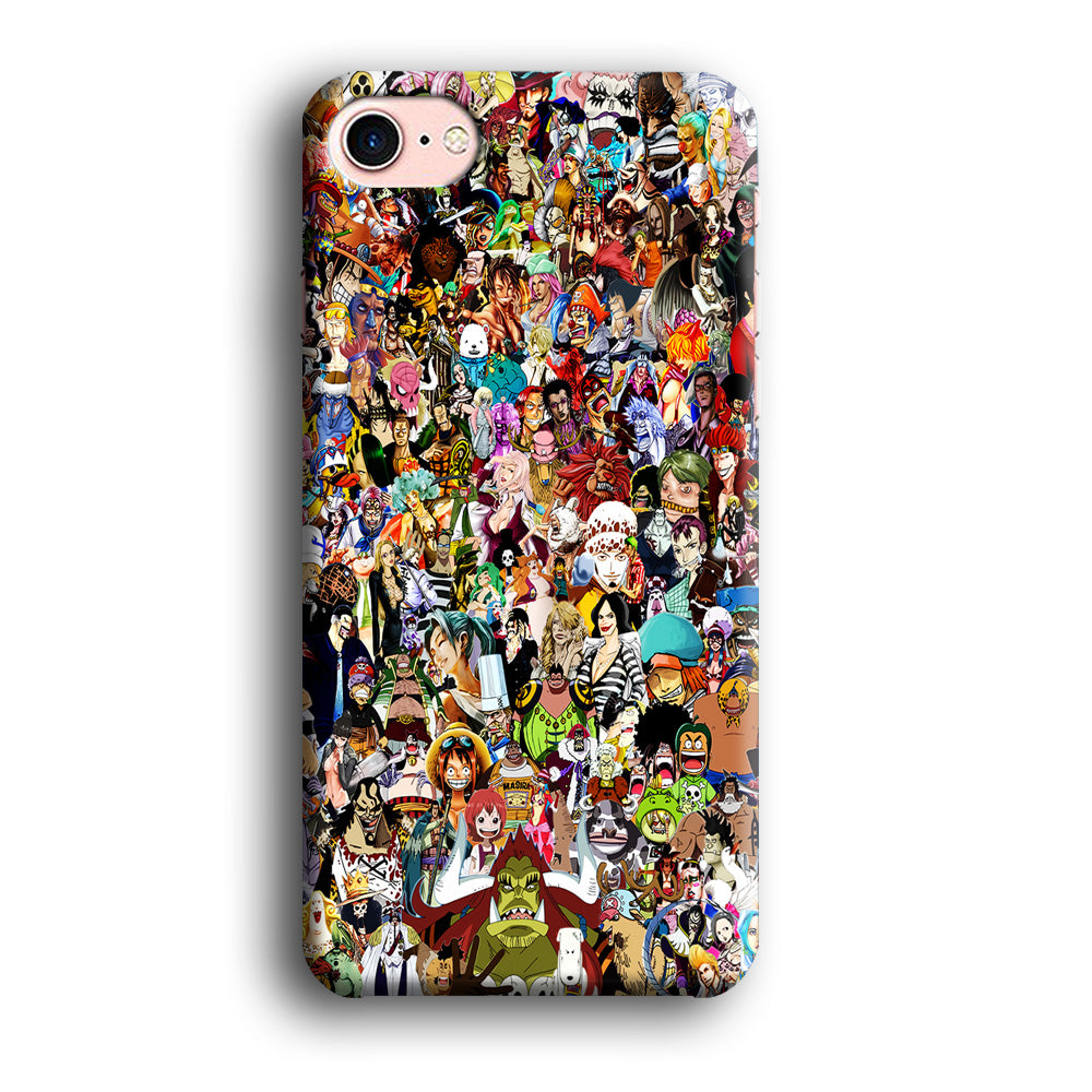 One Piece All Character iPhone 8 Case