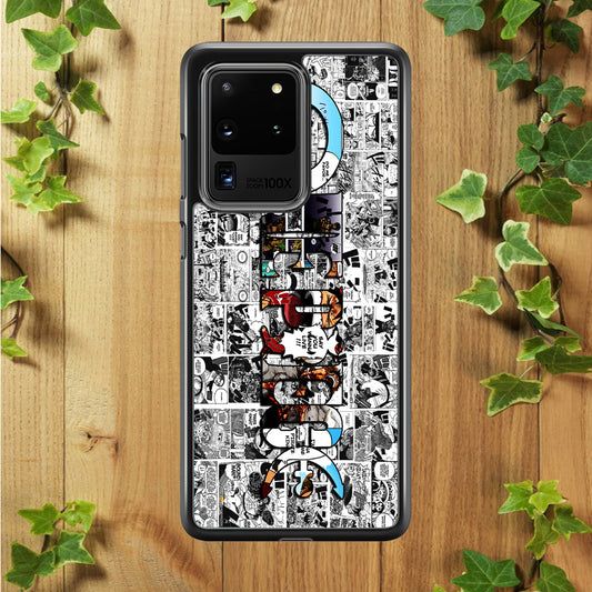 One Piece Comic Background  Samsung Galaxy S20 Ultra Case