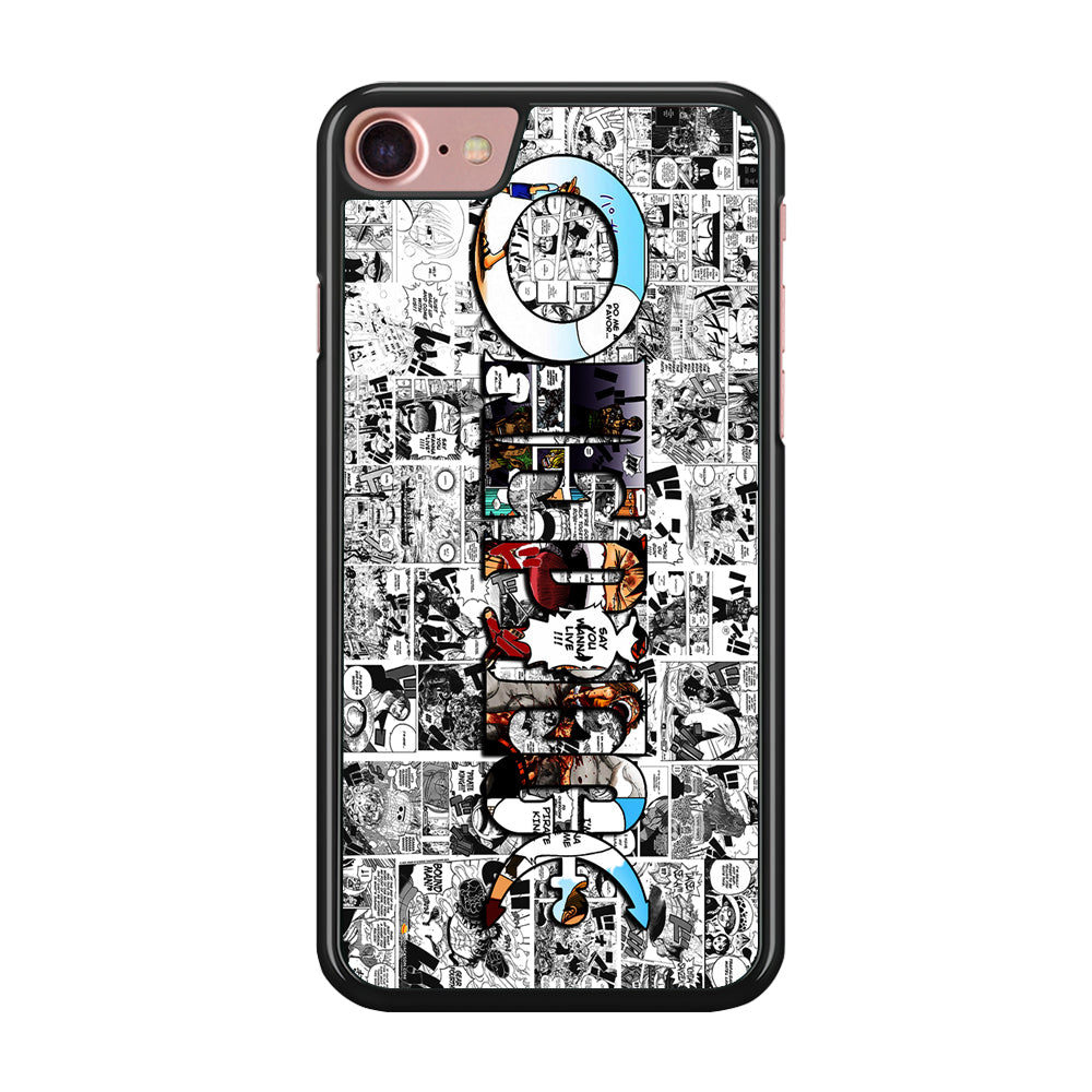 One Piece Comic Background  iPhone SE 2020 Case