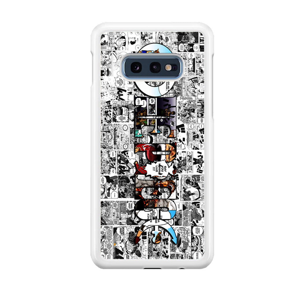 One Piece Comic Background Samsung Galaxy S10E Case