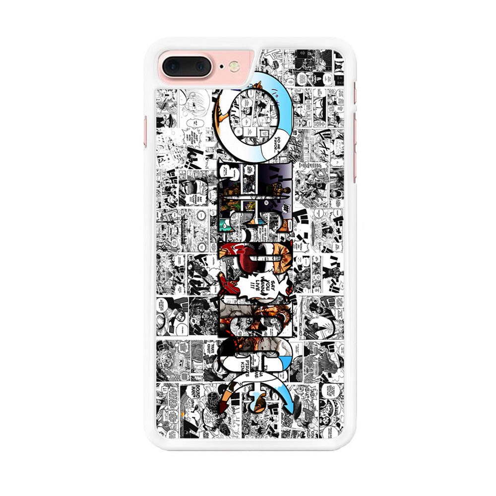 One Piece Comic Background iPhone 8 Plus Case