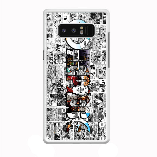 One Piece Comic Background Samsung Galaxy Note 8 Case